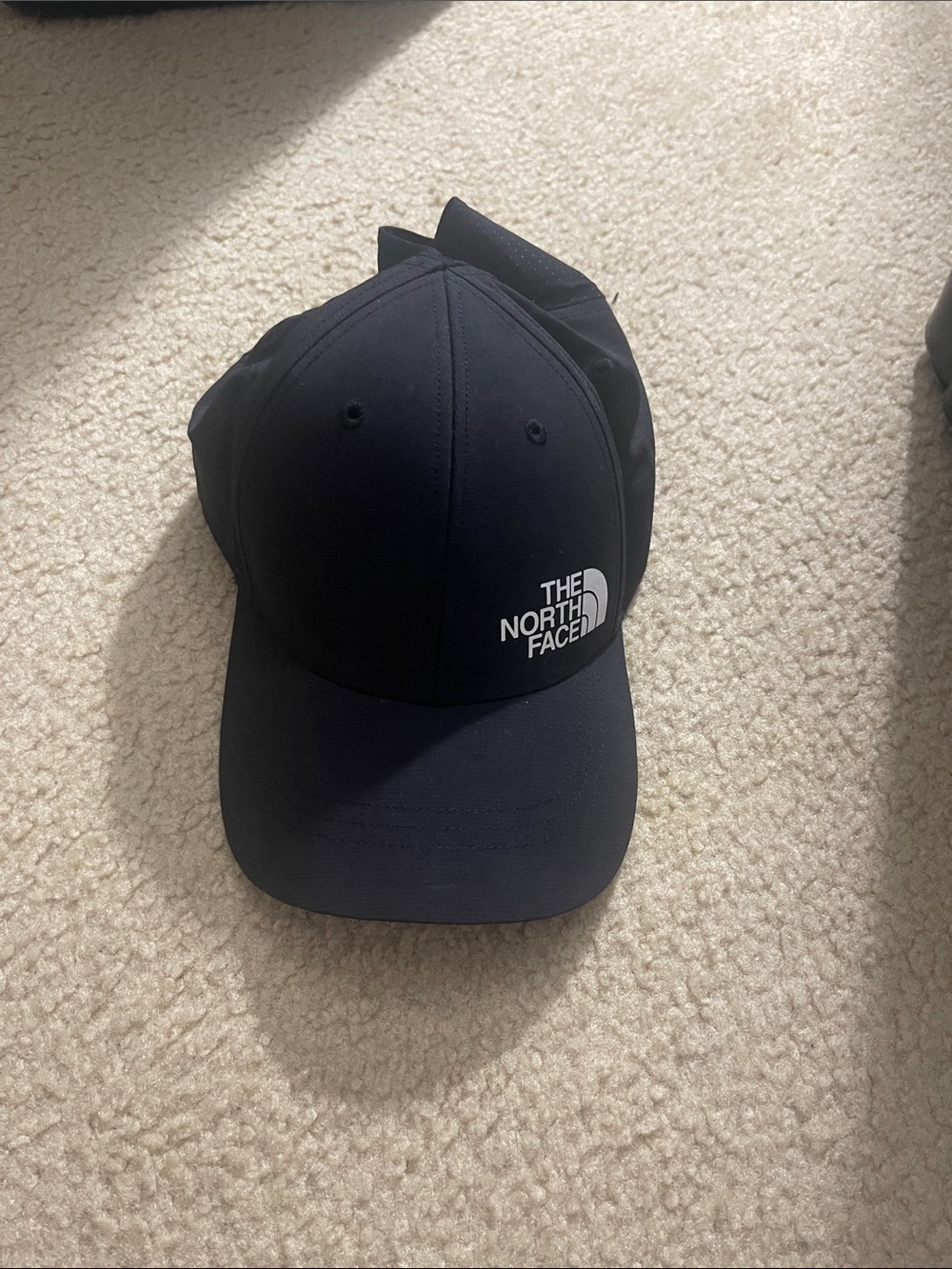 The North Face Black Curved-Brim Logo Hat
